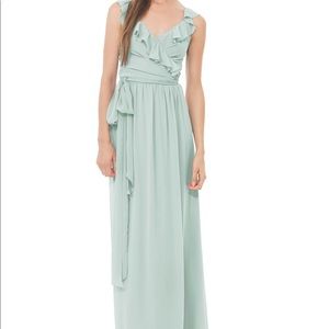 Lacey Long Chiffon Dress by Joanna August
